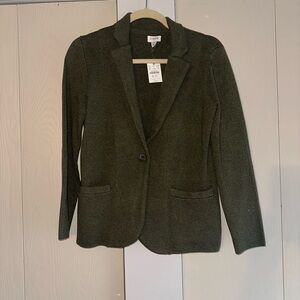 NWT JCrew Women’s Sweater Blazer. Size Small Petite.